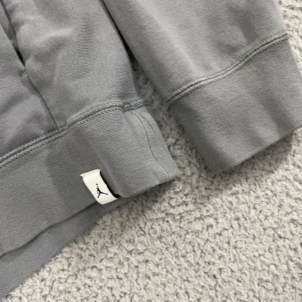Nike Air Jordan Zion Hoodie Men S‎ Gray DV5625 084 Dri-Fit Pullover